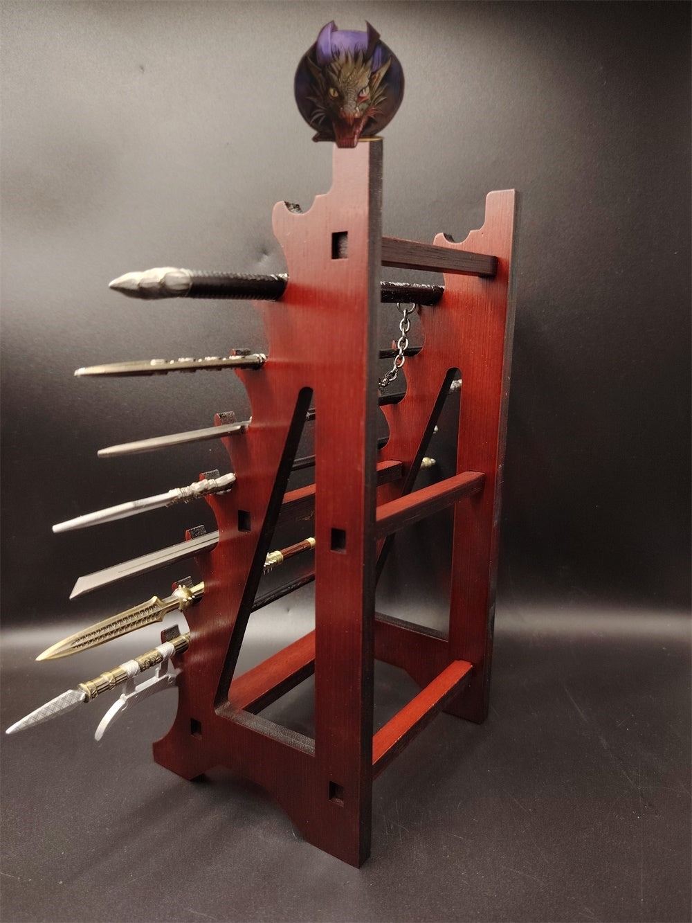 8-Layer Wood Display Holder Wooden Kit