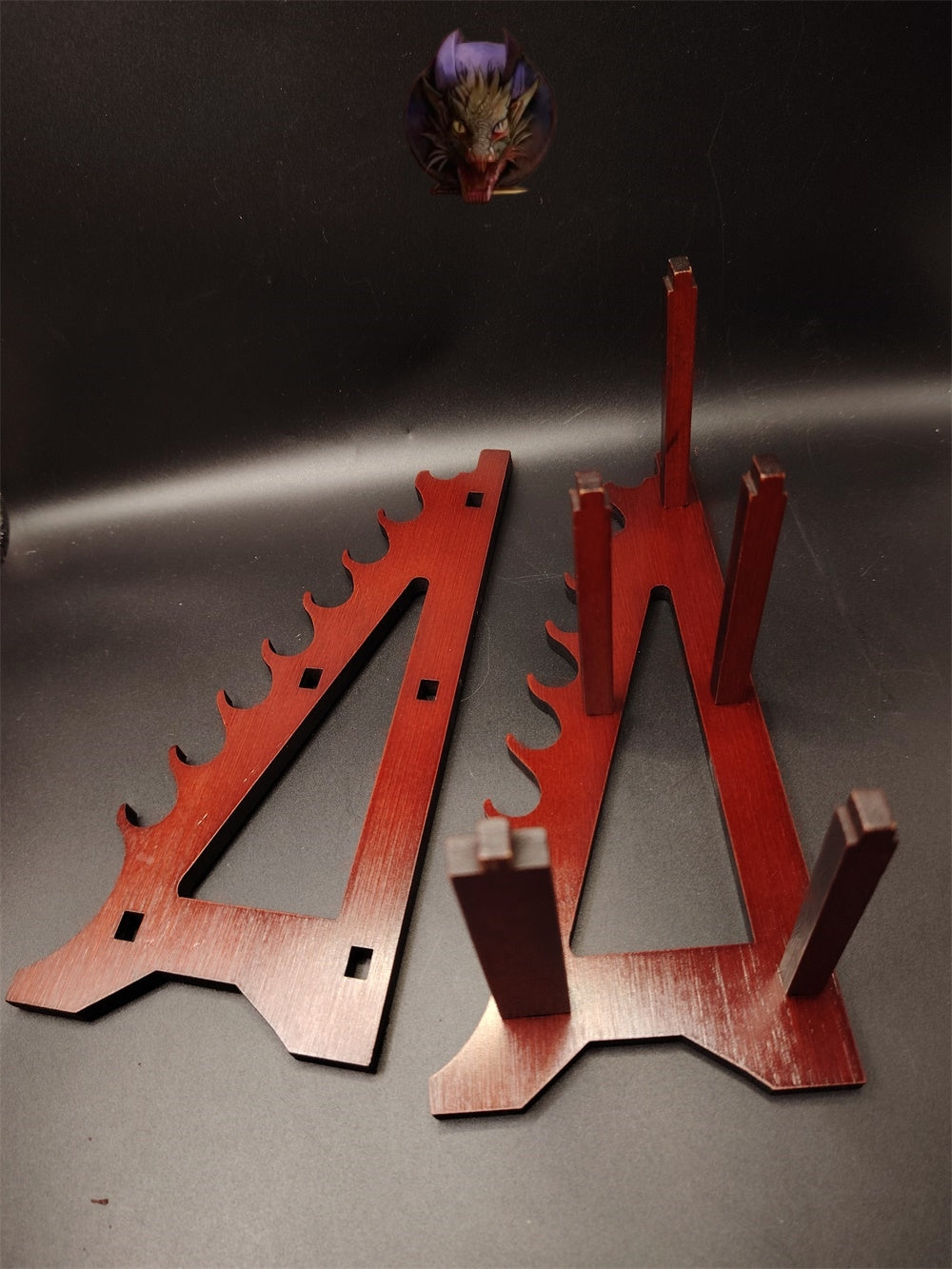 8-Layer Wood Display Holder Wooden Kit