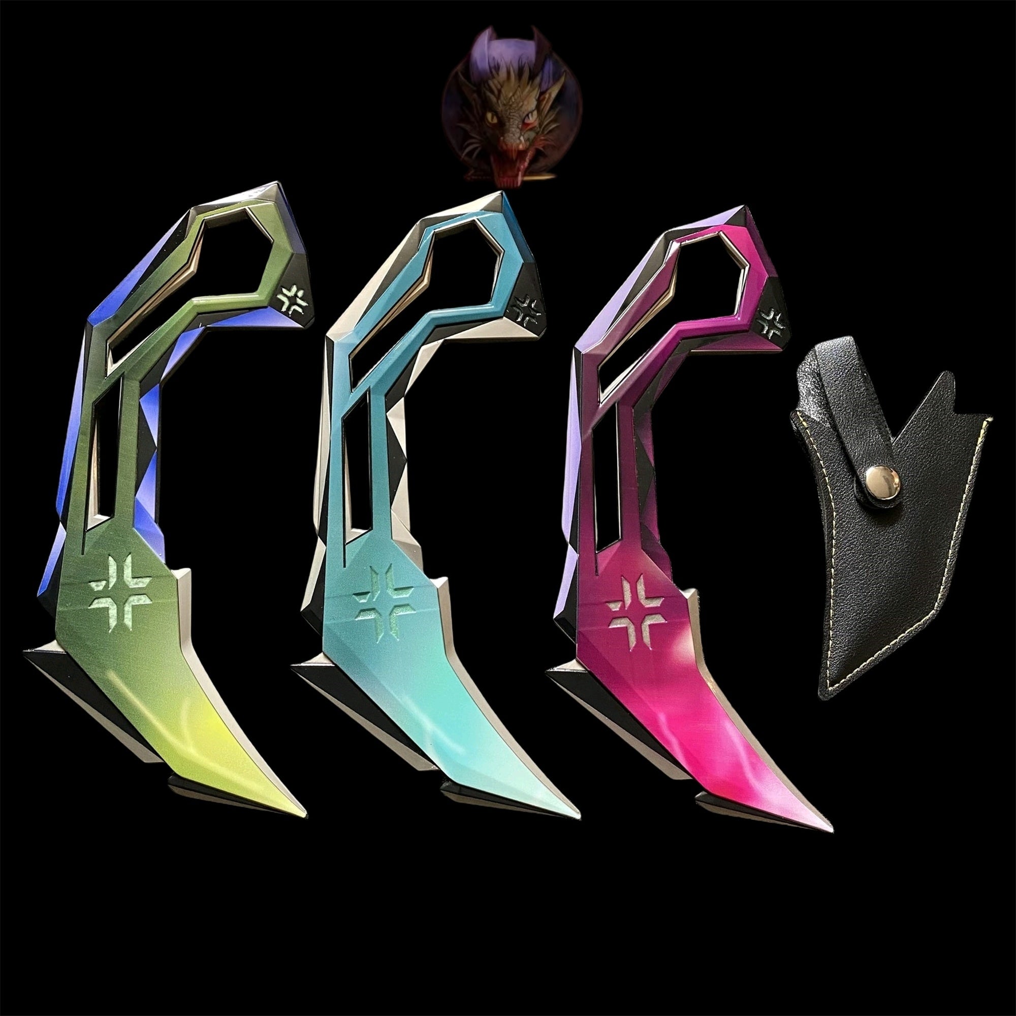 IRL VCT Karambit Metal Blunt Metal Replica 3 Colors Options