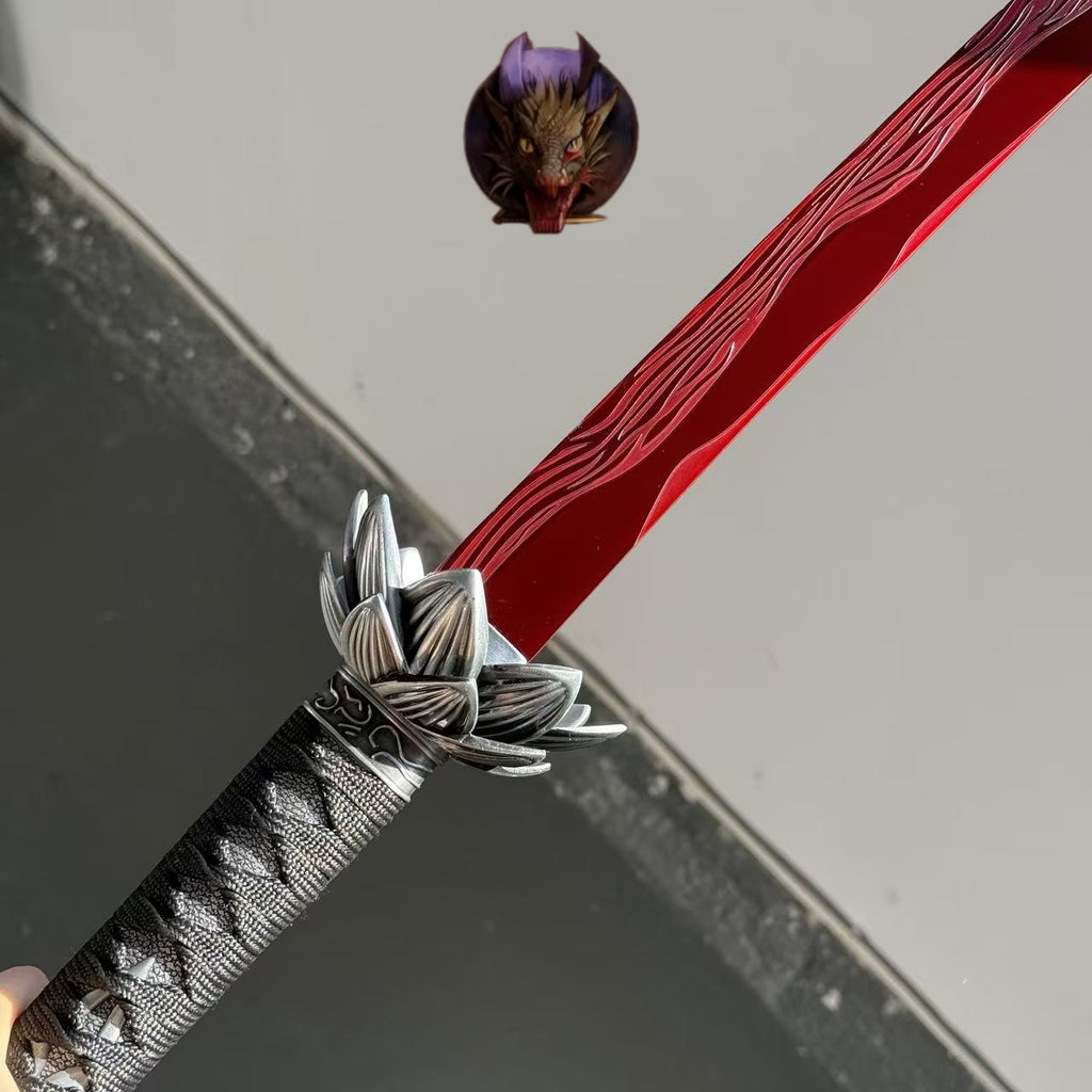Eleonora's Poleblade Sword Steel 1:1 Replica With Display stand