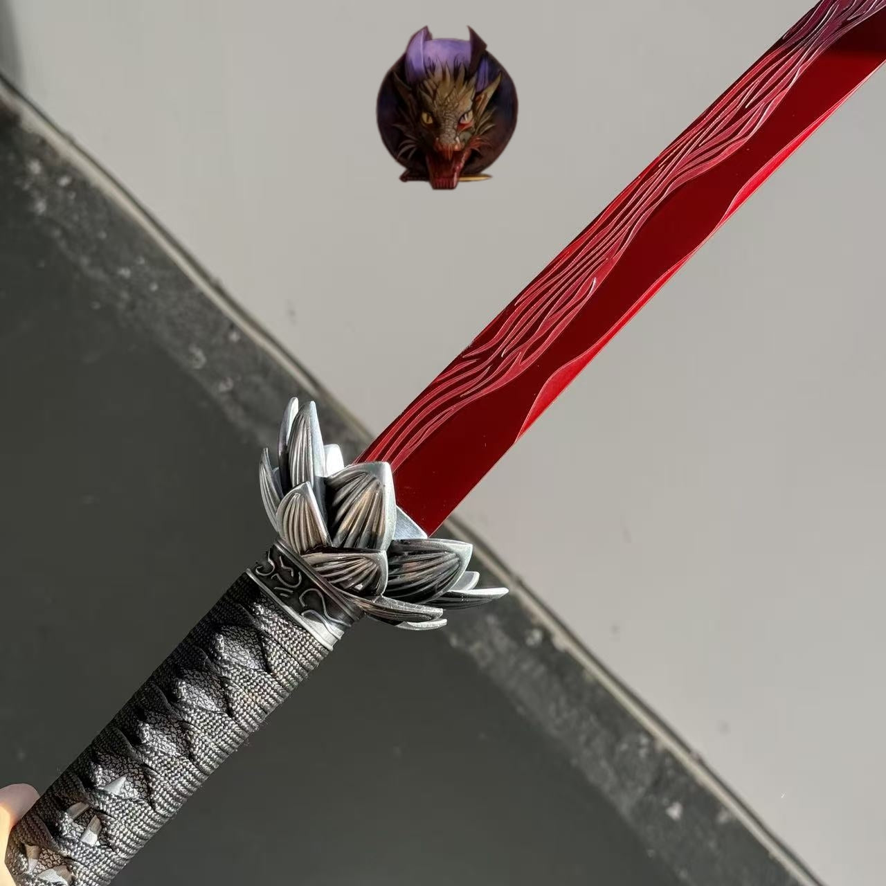 Eleonora's Poleblade Sword Steel 1:1 Replica With Display stand
