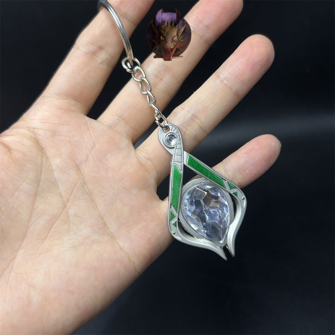 Delta Force Game Weapons Mini Keychain Metal Pendant