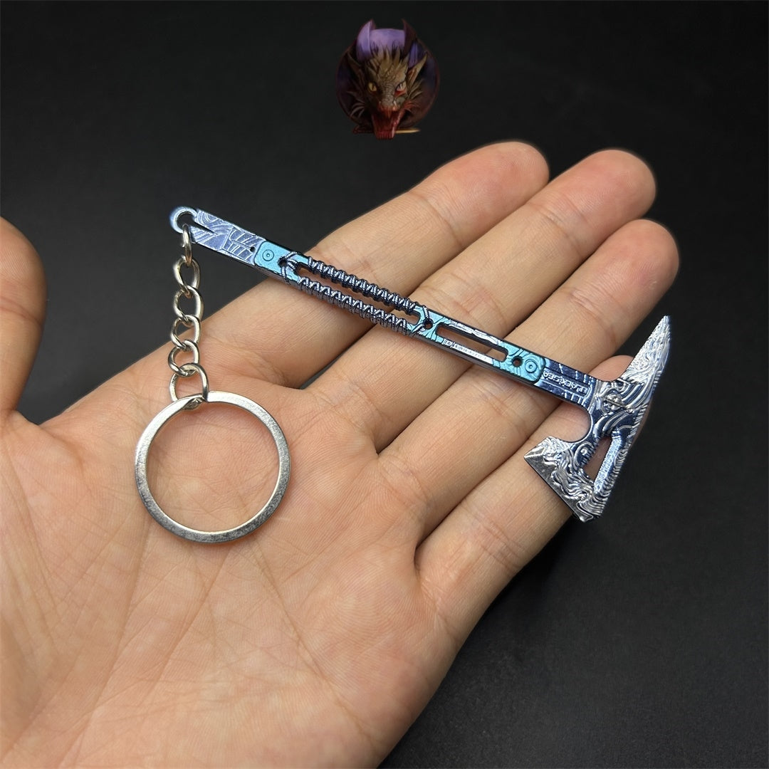 Delta Force Game Weapons Mini Keychain Metal Pendant