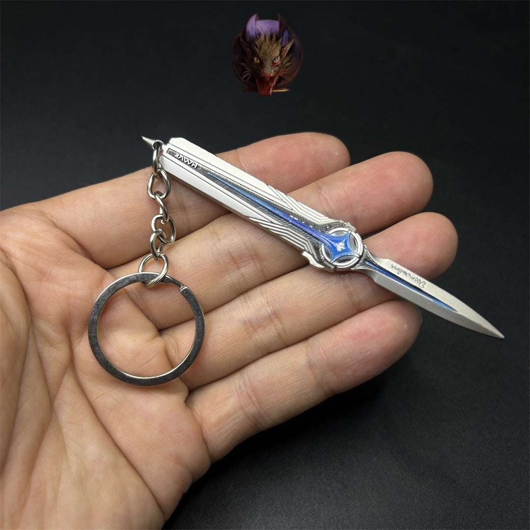 Delta Force Game Weapons Mini Keychain Metal Pendant