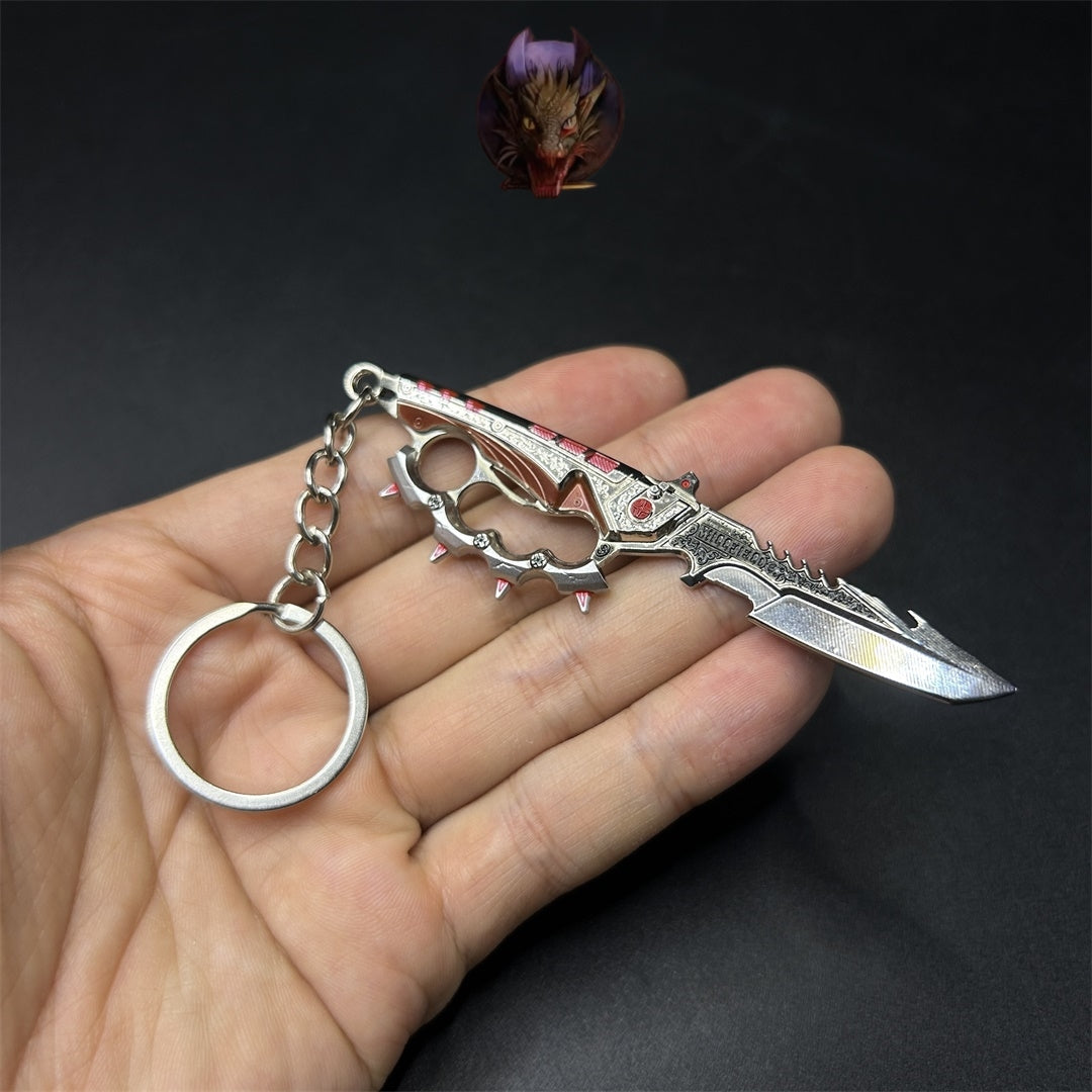 Delta Force Game Weapons Mini Keychain Metal Pendant