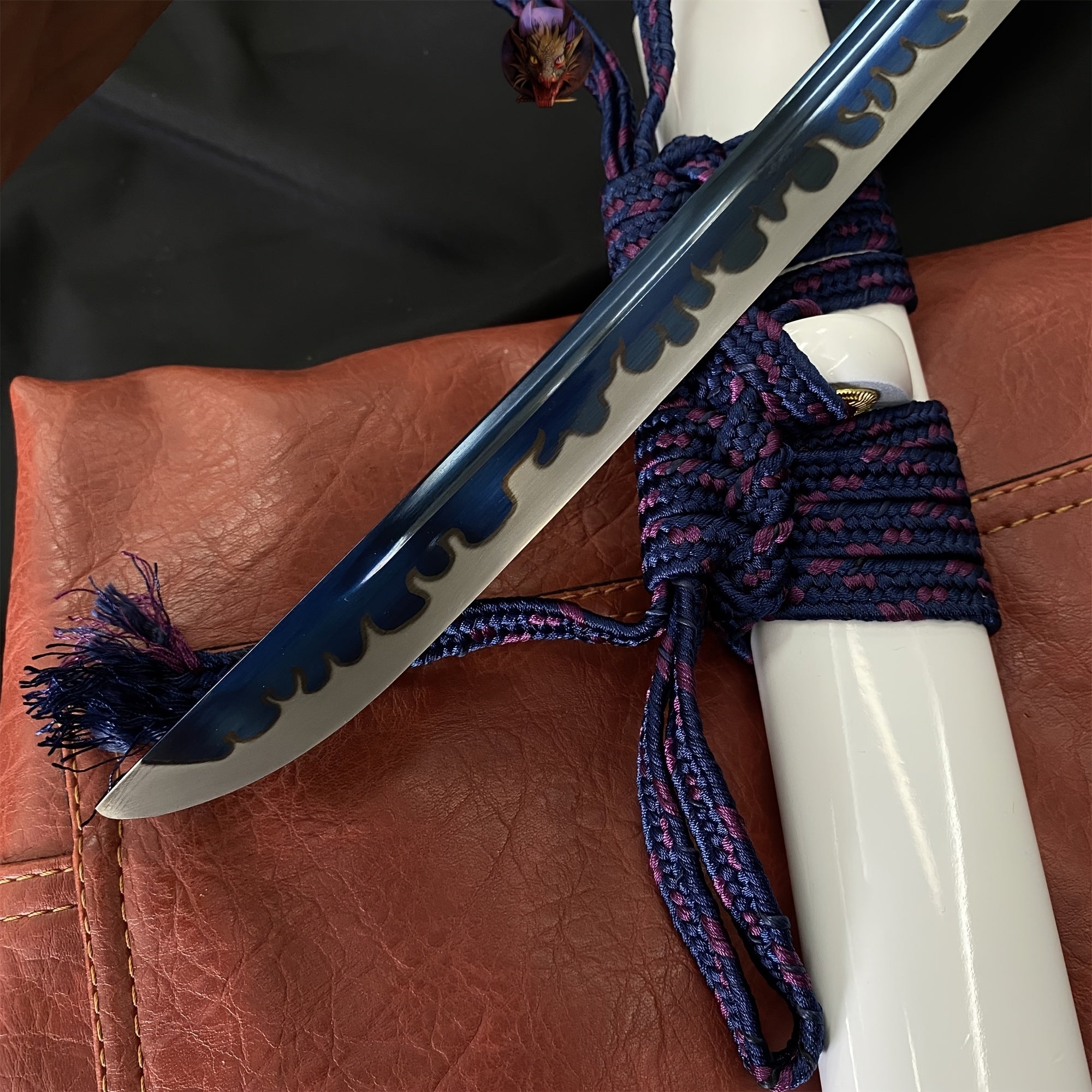 Life-size Handed Forged Carbon Steel Maiko Samurai Katana