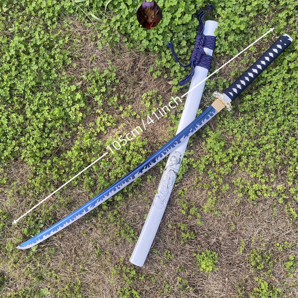 Life-size Handed Forged Carbon Steel Maiko Samurai Katana