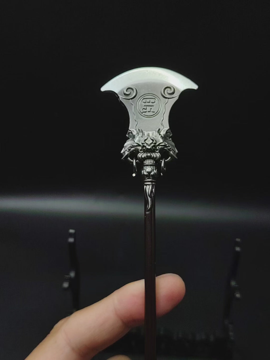 Water Margin: Lu Zhishen Water Grinding Zen Staff 8.7''Metal Replica