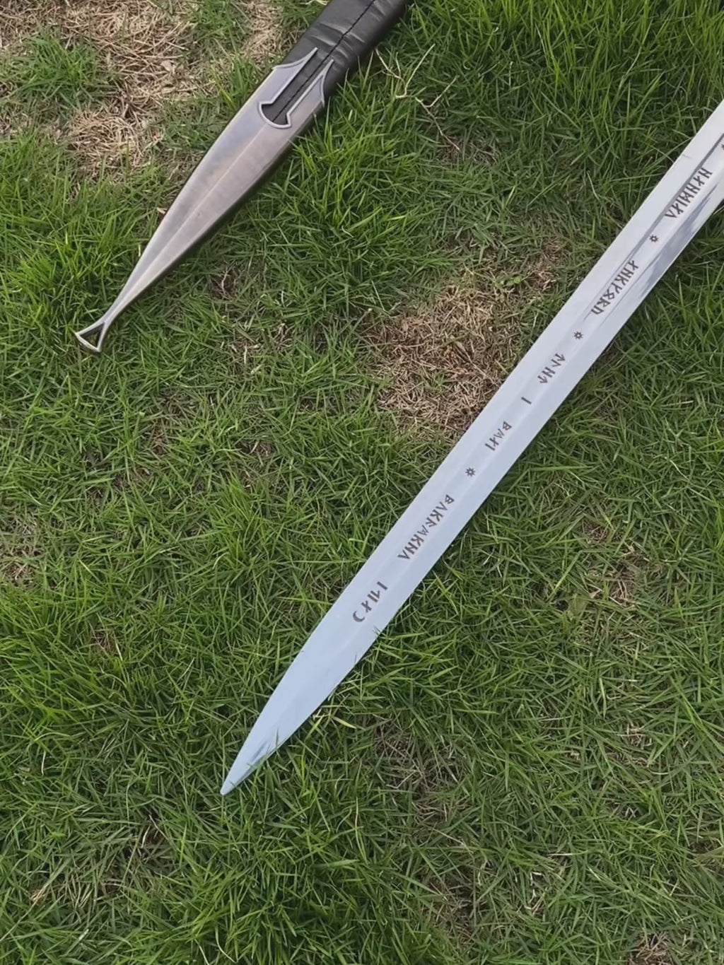 Life-size Andúril Narsil Sword Blunt 128CM Steel Replica