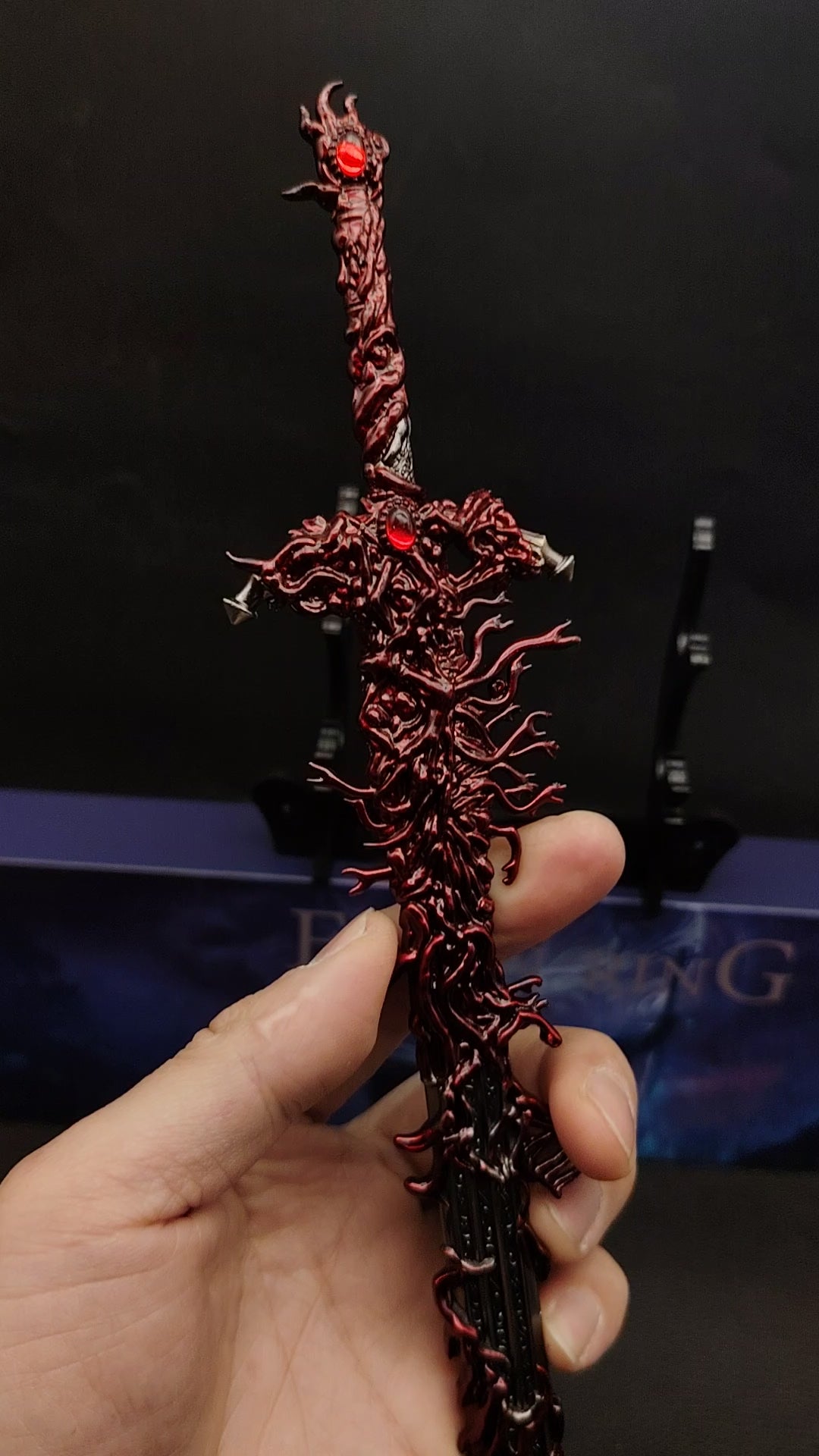 Soul Game Blasphemous Blade Metal Replica With Gift Box