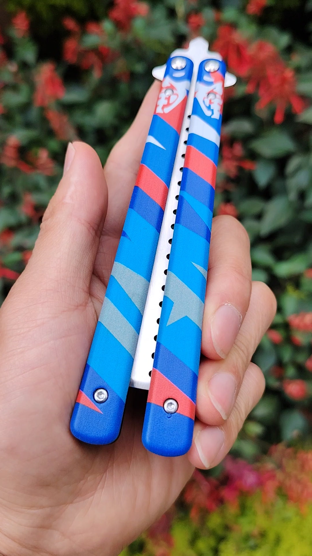 Game Prop Steel Yoru Comb Balisong Butterfly Trainer Gamer Gift