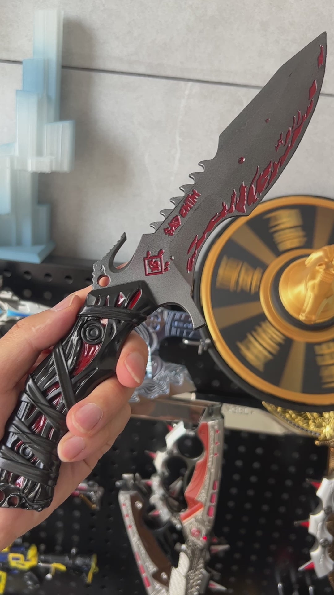 Delta Force Asara's Executioner Dagger 1:1 Scale Metal Replica