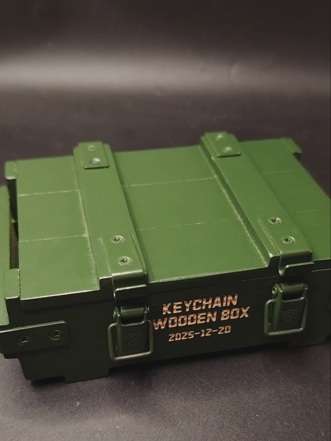 Mini Military Ammunition Wooden Box Replica Game Gift