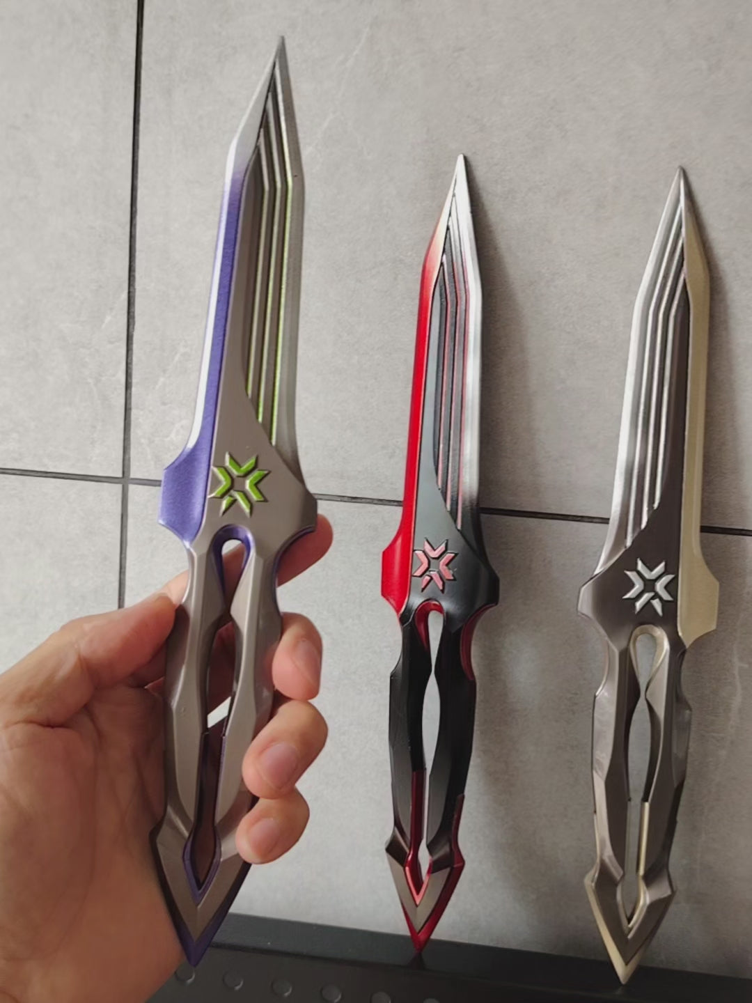 Life-size VCT 2026 Sigil Knife Metal Replice