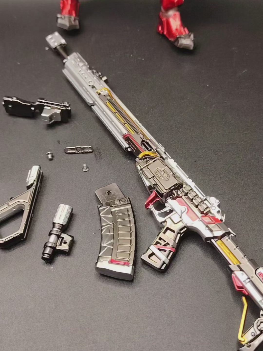 Delta Force Detachable Teng Long Assault Rifle Metal Replica