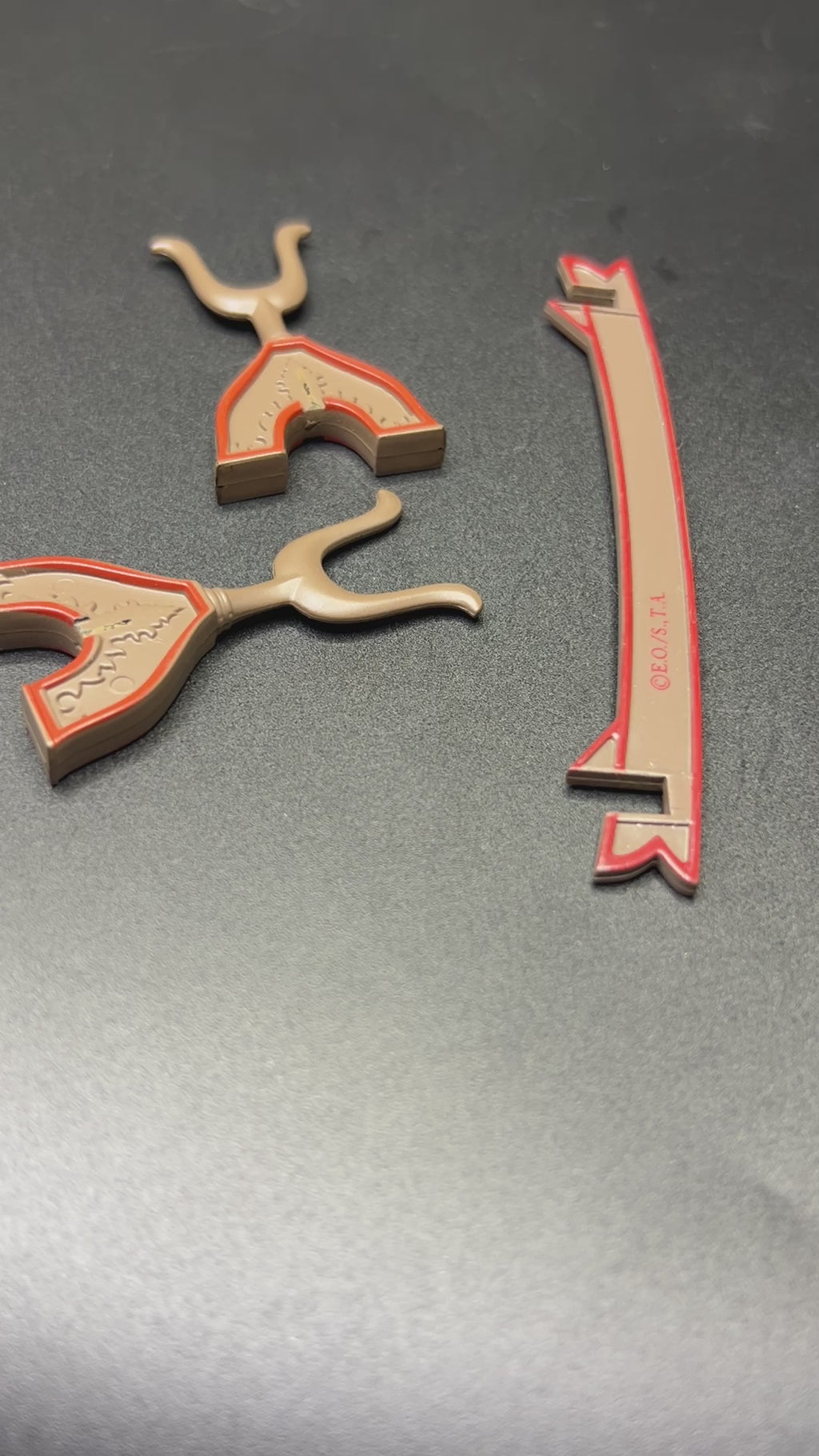 1-Layer Plastic Display Holder Mini Sword Stand
