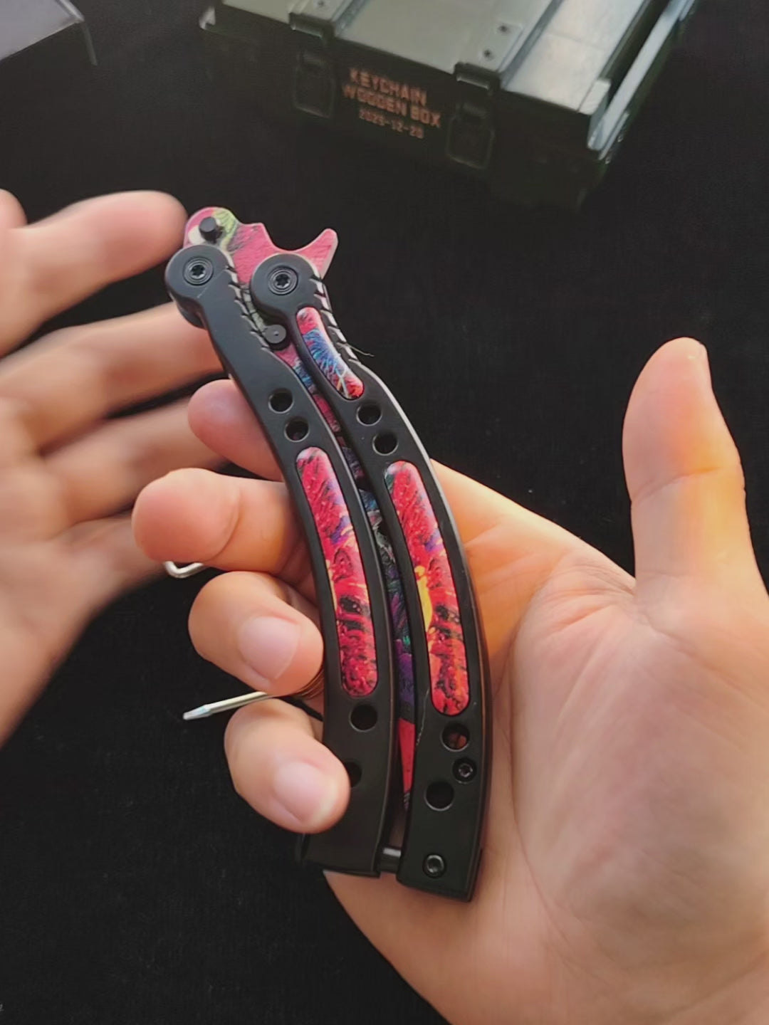 CS Game Hyper Beast Butterfly Knife Metal Replica