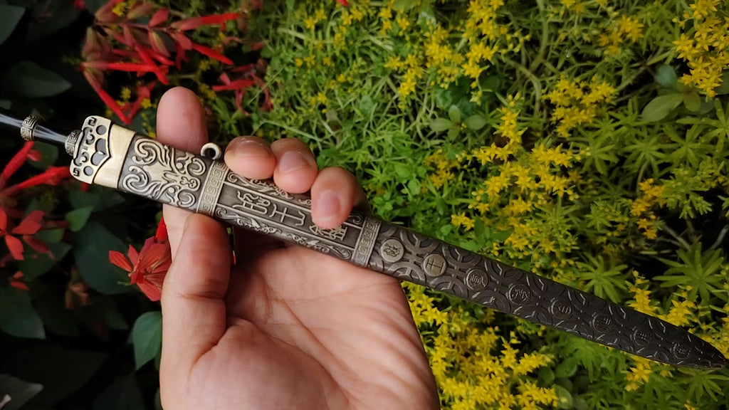 Ancient Chinese Emperor Yue King Sword 11.8''Metal Replica