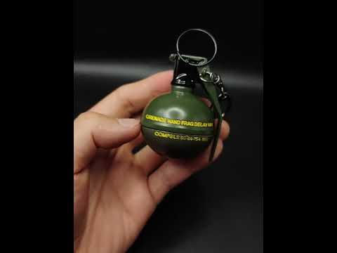 Frag Grenade Metal Keychain Backpack Pendant