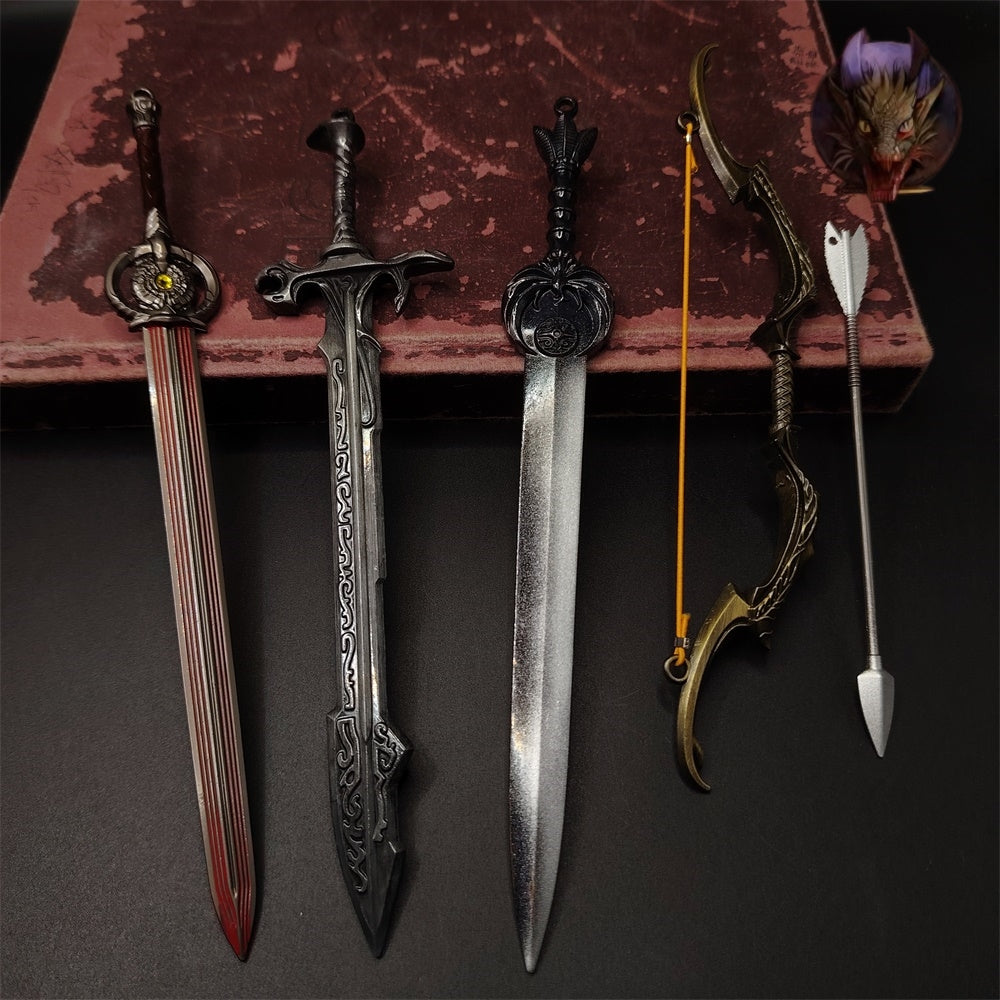 Skyrim Weapons 4 In 1 Pack Metal Replica