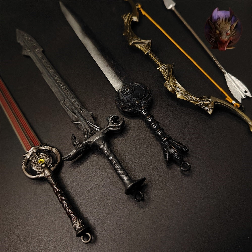 Skyrim Weapons 4 In 1 Pack Metal Replica