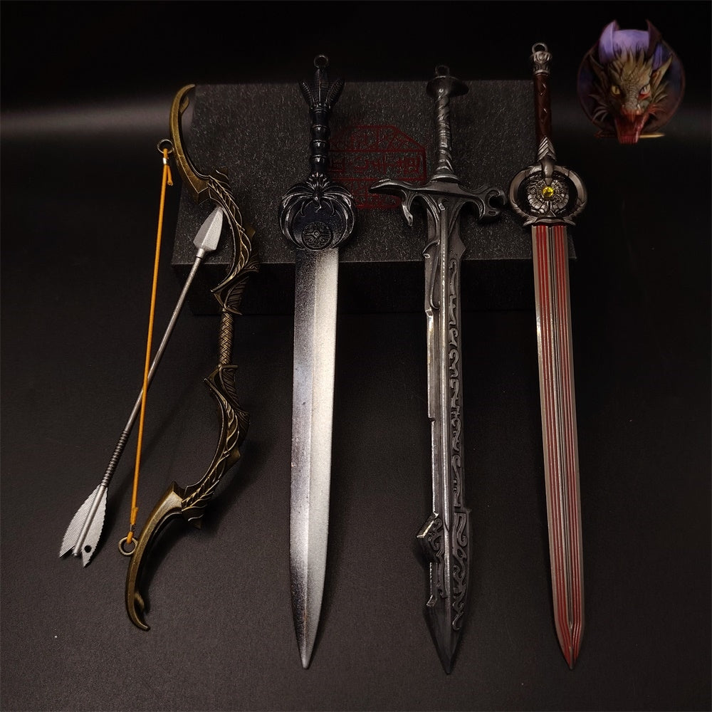Skyrim Weapons 4 In 1 Pack Metal Replica