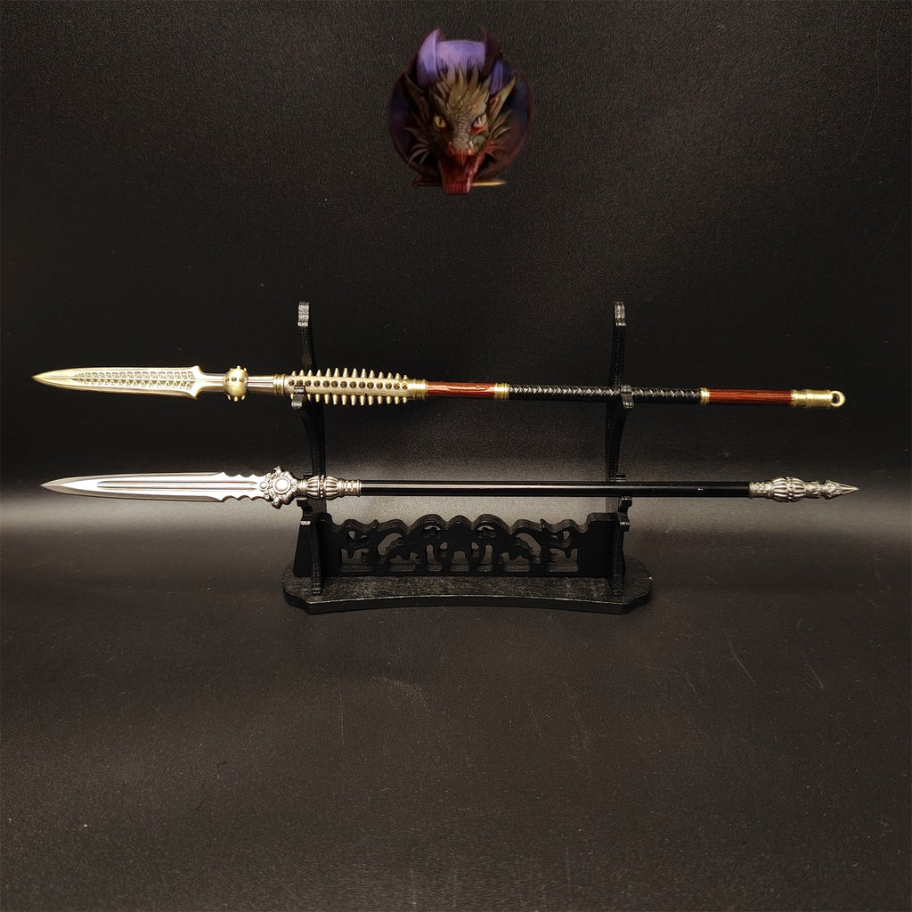 Ancient Chinese Spear 8.7''Replica 2 In 1 Pack