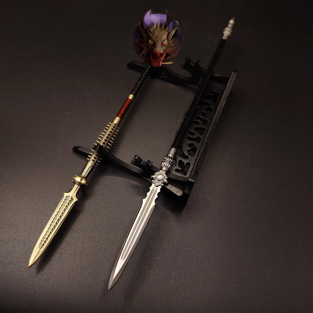 Ancient Chinese Spear 8.7''Replica 2 In 1 Pack