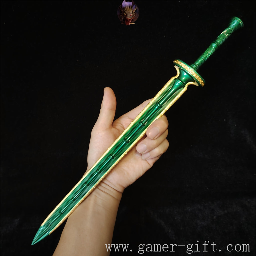 Anime Weapon Qingzhu Fengyun Sword Metal Replica With Gift Box