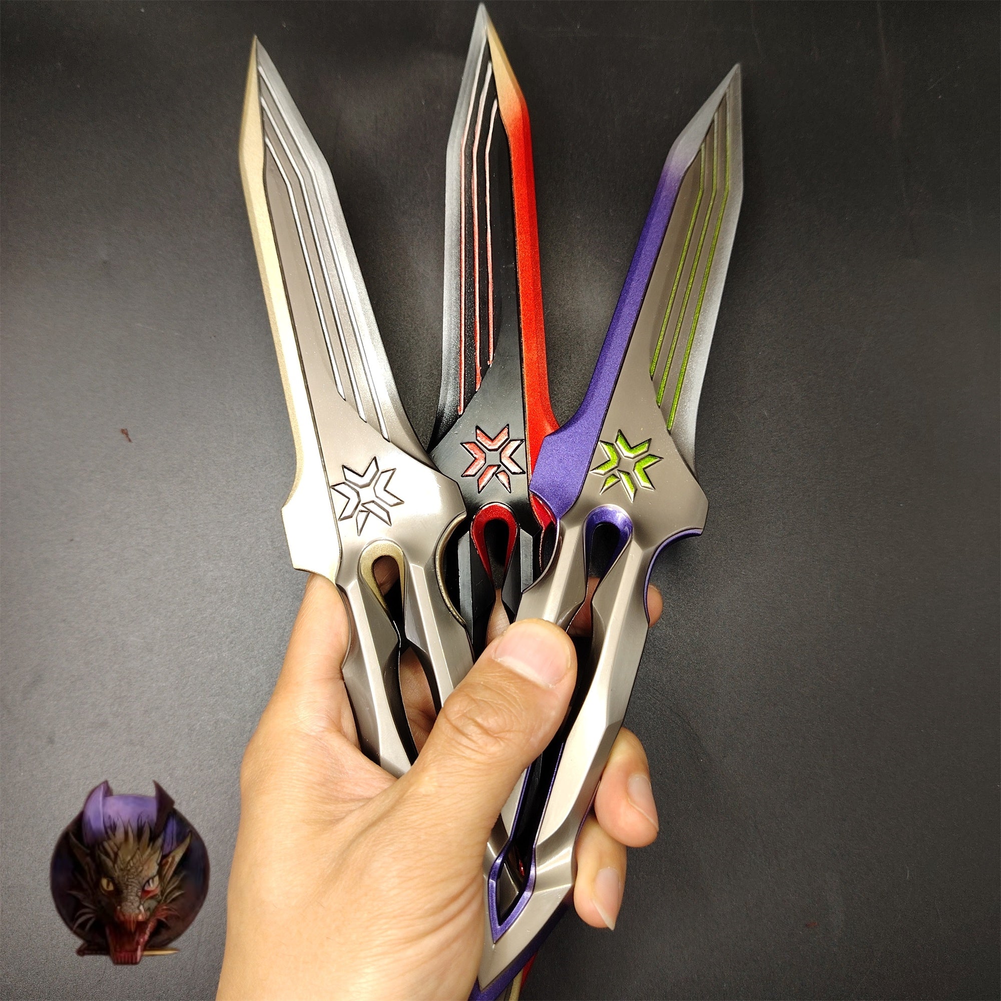 Life-size VCT 2026 Sigil Knife Metal Replice